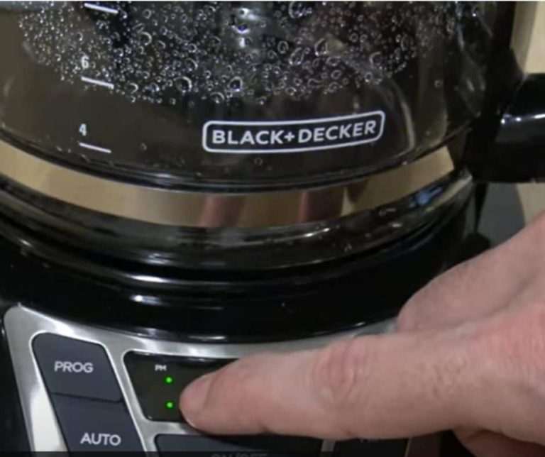 How to program a black and decker coffee maker