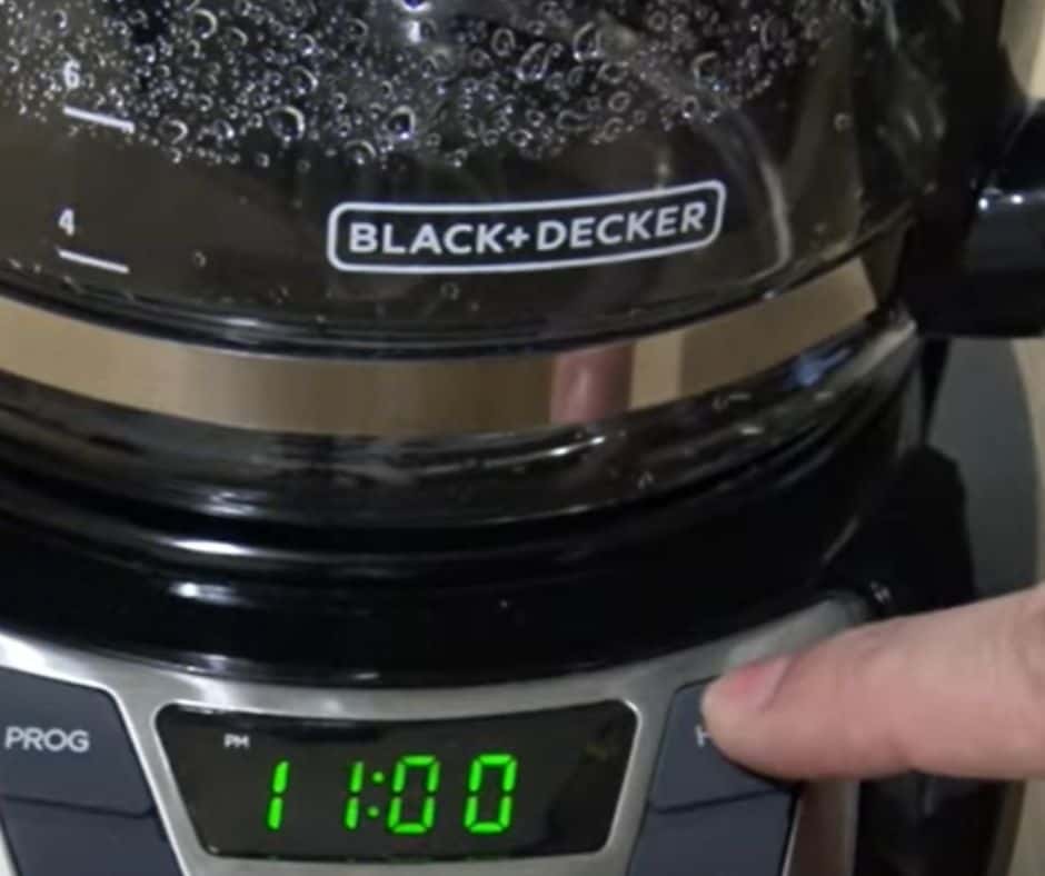 How do you remove buildup from a coffee maker