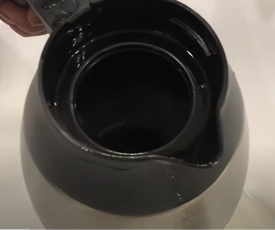 How do you clean a stainless-steel coffee pot