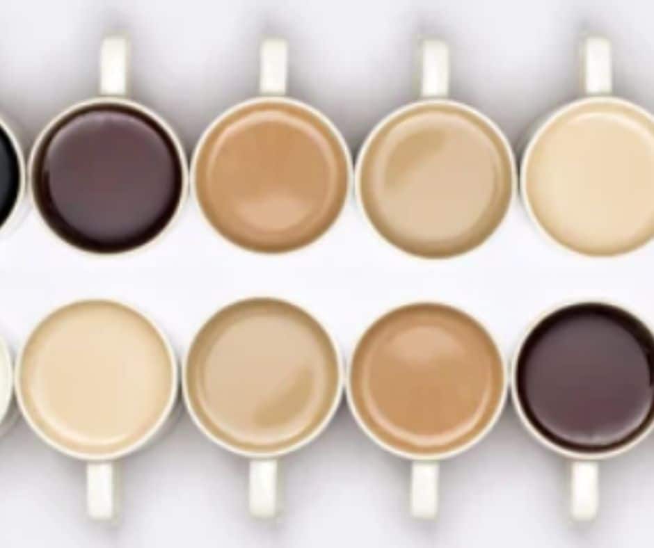 Is coffee black or brown