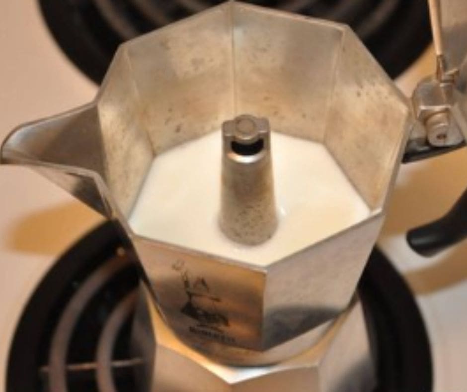 How to Steam Milk in a Moka Pot