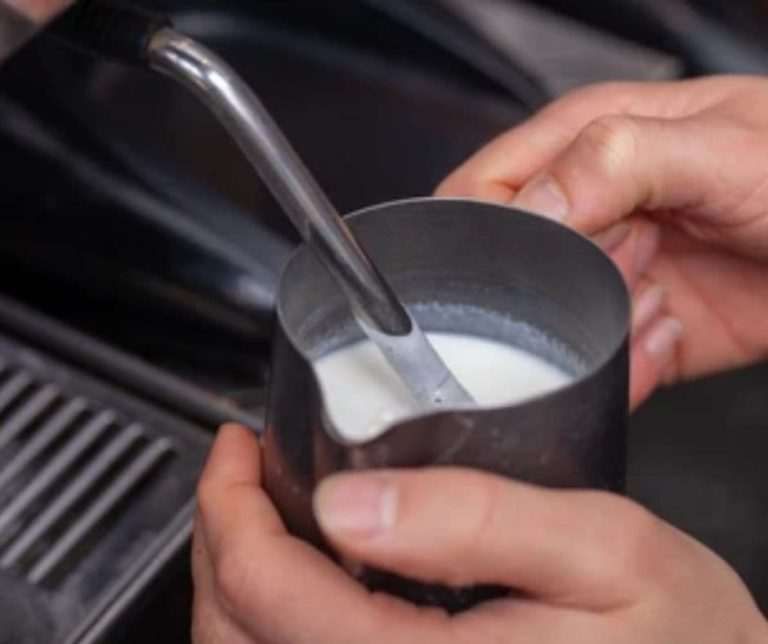 how to remove dried milk from steam wand